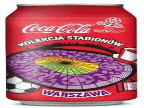 Coca-Cola HBC Polska. Coca-Cola z grafikami stadionów