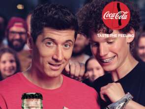 Robert Lewandowski w kampanii Coca-Coli Zero Cukru