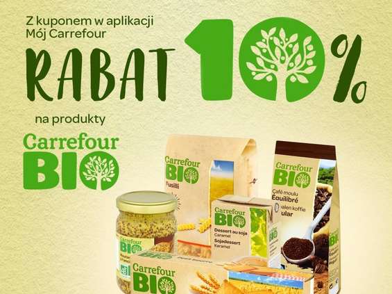 Carrefour daje zniżki na produkty bio 