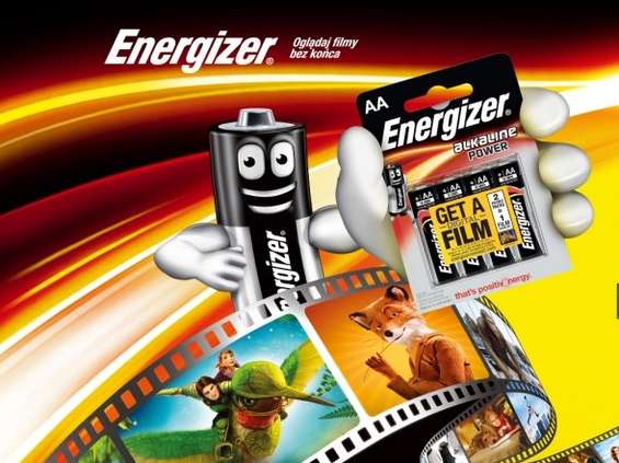 Oglądaj filmy bez końca z Energizer 