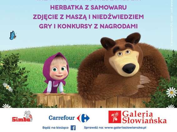 Masza i niedźwiedź w Galerii Słowiańskiej 