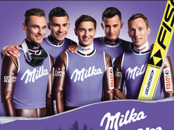 Milka sponsorem skoczków narciarskich 