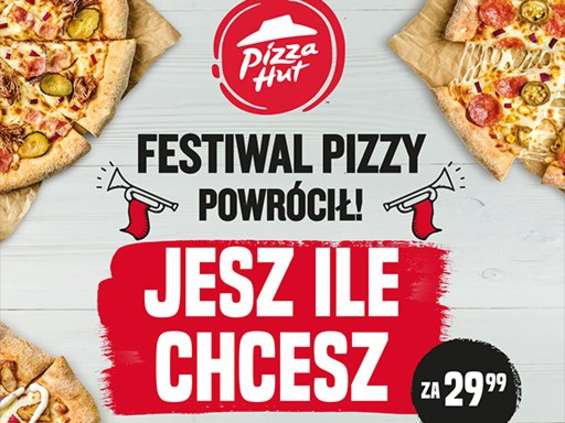 Festiwal Pizzy powraca do Pizza Hut 