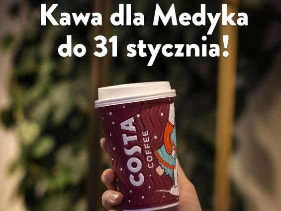 Costa Coffee przedłuża akcję #KawaDlaMedyka 