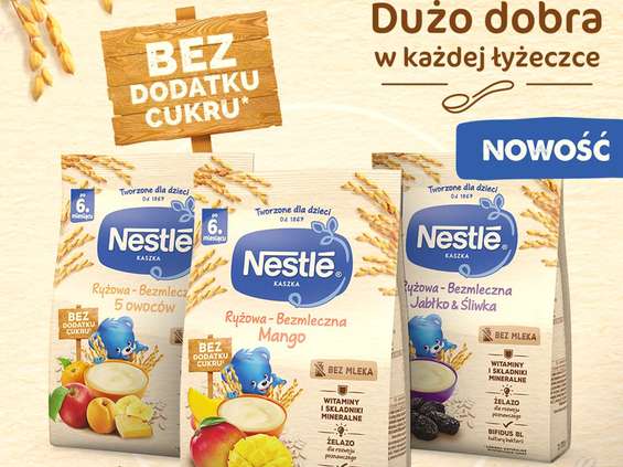 Nestlé Polska. Nowe kaszki ryżowe Nestlé  