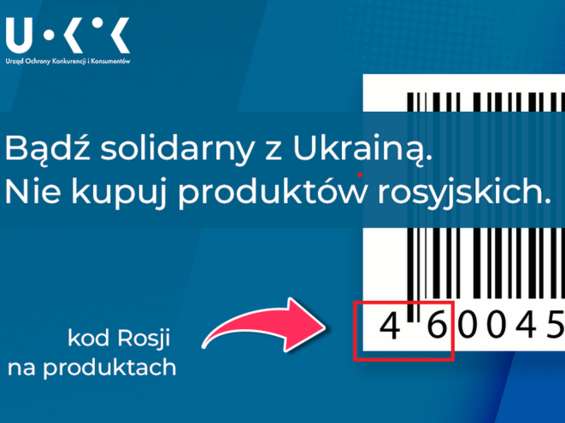 UOKiK też wzywa klientów do bojkotu rosyjskich produktów 