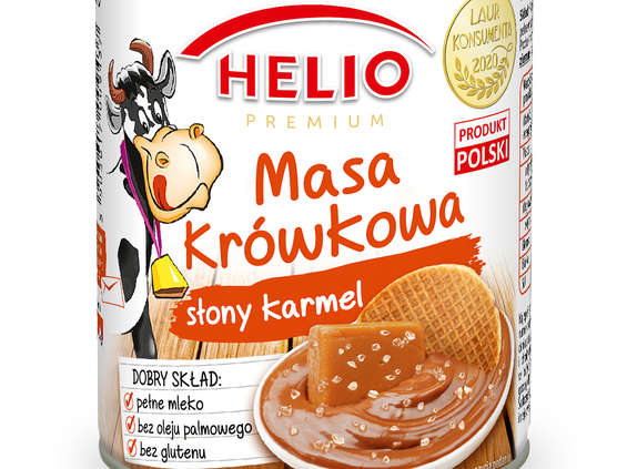 Helio. Masa krówkowa Helio Premium Słony karmel 