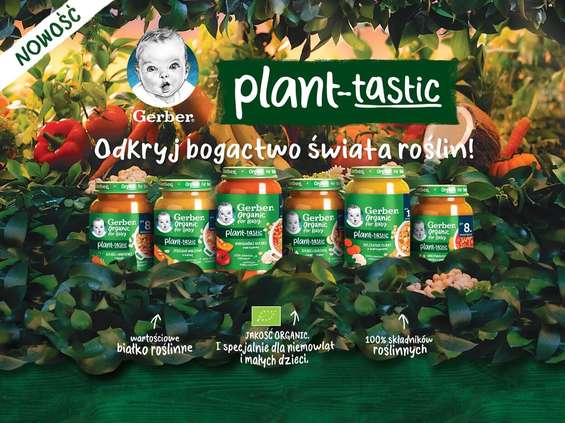 Nestlé Polska. Gerber Organic Plant-tastic  