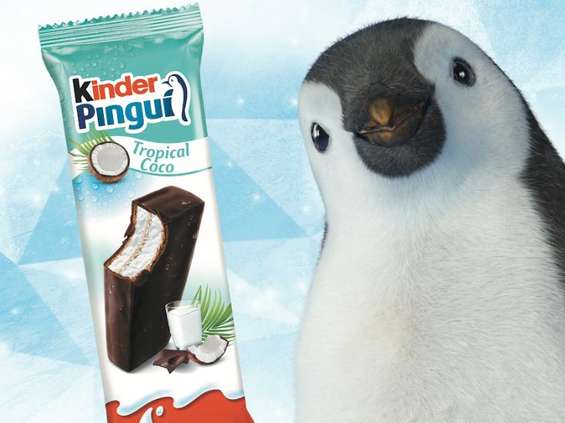 Ferrero Polska Commercial. Kinder Pingui Tropical Coco 
